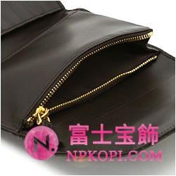 ミュウミュウ MIU MIU 三つ折り財布 財布 サイフ クロコ調/ダークブラウン 5M1097-ST-COCCO-LUX-MORO